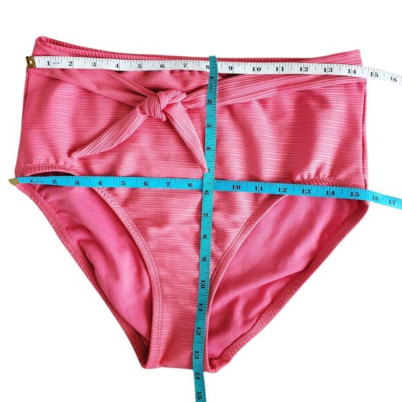 HIGH RISE PINK BIKINI BOTTOMS SIZE L - Picture 5 of 5